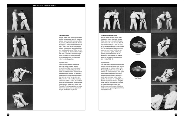 Sample pages from 'The Art of Ground Fighting'; one in a series of remarkable books that provide an in-depth look at the core concepts and techniques shared by a broad range of martial arts styles. Contains basics plus over 195 practical skills including chokes, joint locks, pins, ground kicks, sacrifice techniques, escapes, and counters from seated, reclining, and kneeling positions.