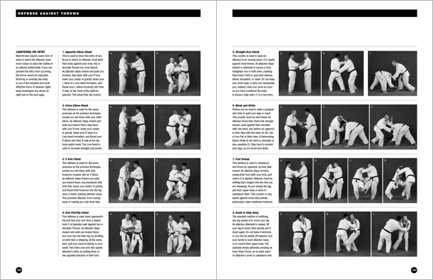Sample pages from 'The Art of Throwing'; one in a series of remarkable books that provide an in-depth look at the core concepts and techniques shared by a broad range of martial arts styles. Contains over 130 practical throws including shoulder throws, hip throws, leg throws, hand throws, sacrifice throws, kick-counter throws, advanced combinations, and counterthrows.