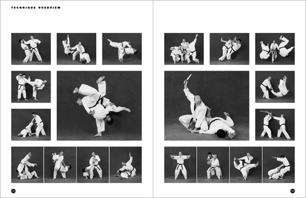 Sample pages from 'Hapkido', the most comprehensive book ever written on a single martial art; 1136 pages, 9000 photos, 2000 martial techniques.