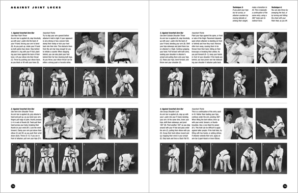 Sample pages from 'Hapkido', the most comprehensive book ever written on a single martial art; 1136 pages, 9000 photos, 2000 martial techniques.