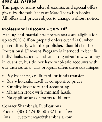 How to buy Marc Tedeschi's books; order by phone