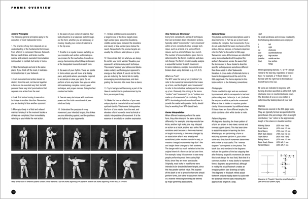 Sample pages from 'Taekwondo: Complete ITF Patterns; the essential text on Taekwondoâ€™s widely practiced ITF patterns, written by the author of the landmark 896-page book, Taekwondo: Traditions, Philosophy, Technique.