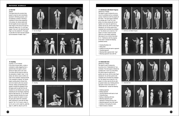 Sample pages from 'Taekwondo', the most comprehensive book ever written on the world's most popular martial art; 896 pages, 8600 photos, Traditional and Olympic-Style.