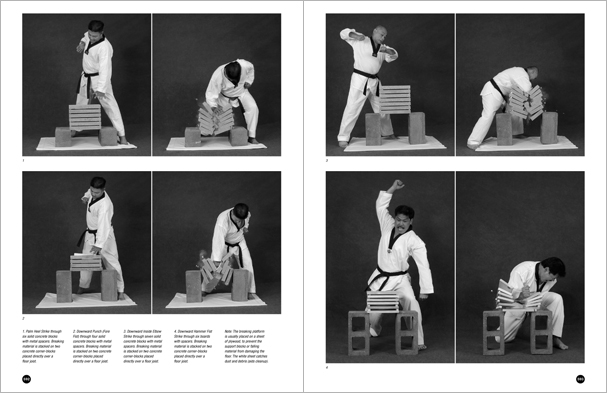 Sample pages from 'Taekwondo', the most comprehensive book ever written on the world's most popular martial art; 896 pages, 8600 photos, Traditional and Olympic-Style.