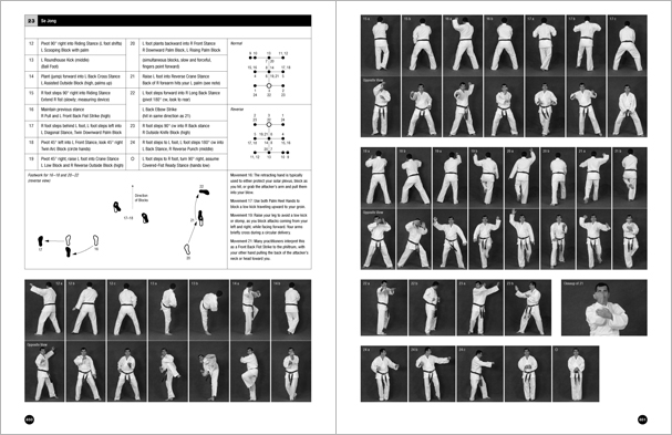 Sample pages from 'Taekwondo', the most comprehensive book ever written on the world's most popular martial art; 896 pages, 8600 photos, Traditional and Olympic-Style.