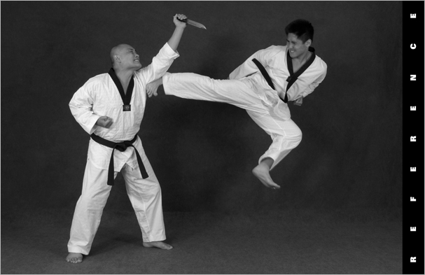 Sample pages from 'Taekwondo', the most comprehensive book ever written on the world's most popular martial art; 896 pages, 8600 photos, Traditional and Olympic-Style.