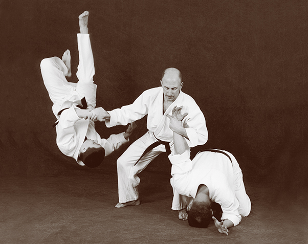 Hapkido photos of Master Marc Tedeschi performing Hapkido techniques