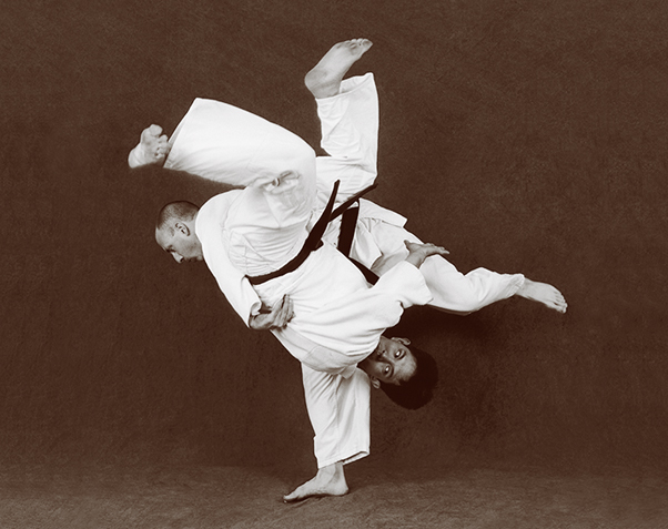 Hapkido photos of Master Marc Tedeschi performing Hapkido techniques