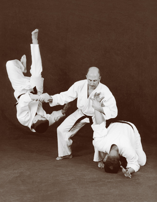 Photo of Marc Tedeschi performing Hapkido martial arts techniques